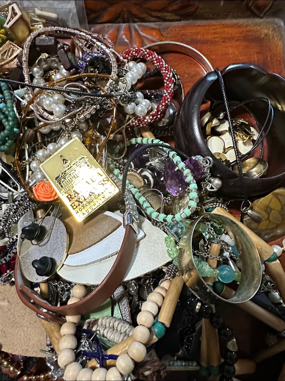 4.6 Pound Craft, Repair, Junk Jewelry Box - Picture 8 of 13